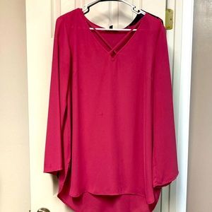 Large express blouse. Magenta